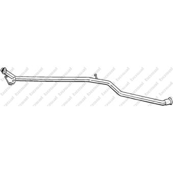 Tuyau d'échappement KLOKKERHOLM OEM 1717JQ