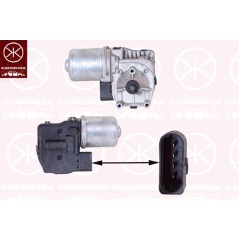 Moteur d'essuie-glace KLOKKERHOLM OEM 1Z1955119D