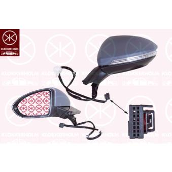 Rétroviseur extérieur KLOKKERHOLM OEM 5G0857538EGRU