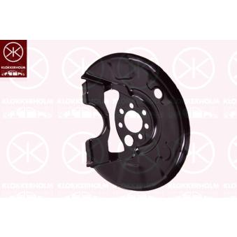 Déflecteur, disque de frein arrière gauche KLOKKERHOLM OEM 357615609