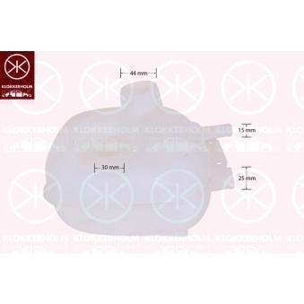 Vase d'expansion, liquide de refroidissement KLOKKERHOLM 95573001