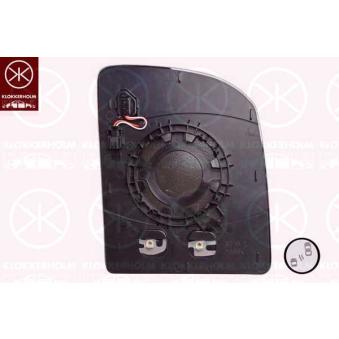 Verre de rétroviseur, rétroviseur extérieur KLOKKERHOLM [95651065]