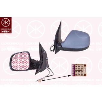Rétroviseur extérieur KLOKKERHOLM OEM 7E1857522AP