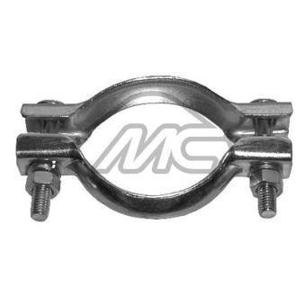 Bride métallique, échappement Metalcaucho 00748 pour CITROEN AX 1.1 - 54cv
