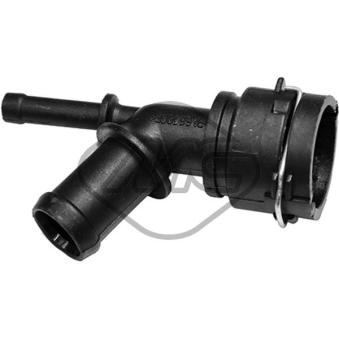 Bride de liquide de refroidissement Metalcaucho OEM 1J0122291B