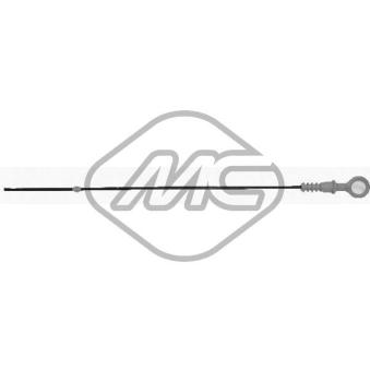 Jauge de niveau d'huile Metalcaucho 04759 pour AUDI A5 1.9 TDI - 110cv