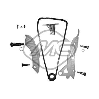 Kit de distribution par chaîne Metalcaucho 06179 pour BMW Série 7 Cooper ALL4 - 122cv