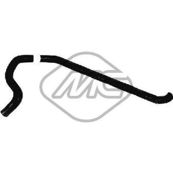 Manche, batterie chauffante-chauffage Metalcaucho 08039 pour FORD FIESTA 1.4 - 71cv