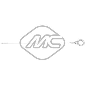 Jauge de niveau d'huile Metalcaucho 39917 pour OPEL ASTRA 2.8 FSI quattro - 190cv