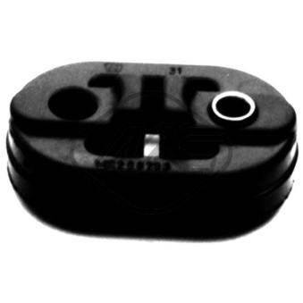 Bandes de caoutchouc, échappement Metalcaucho 41026