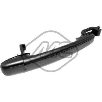 Poignée de porte Metalcaucho 43631 pour CITROEN C3 1.4 HDI - 68cv