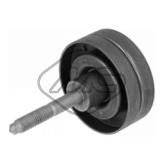 Poulie renvoi/transmission, courroie trapézoïdale à nervures Metalcaucho OEM 03C145276B