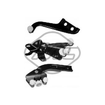 Guidage à galets, porte coulissante Metalcaucho OEM 6397630147