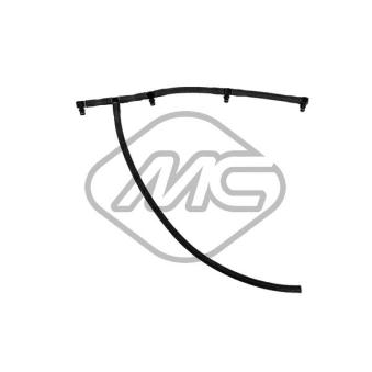 Tuyau, carburant de fuite Metalcaucho OEM 6400701032