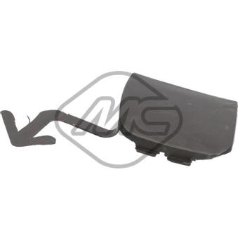 Recouvrement de pare-chocs, dispositif d'attelage avant gauche Metalcaucho [91030]