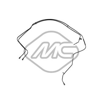 Tuyauterie de carburant Metalcaucho 92086 pour FORD TRANSIT 2.2 TDCi - 85cv