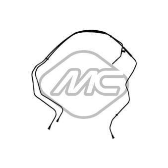 Tuyauterie de carburant Metalcaucho 92087 pour FORD TRANSIT 2.2 TDCi - 85cv