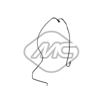 Tuyauterie de carburant Metalcaucho OEM 1507D1