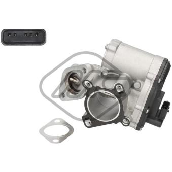 Soupape, réaspiration/controle des gaz d'échappement Metalcaucho 93082 pour RENAULT KOLEOS 2.0 DCI - 150cv
