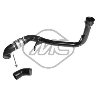 Gaine de suralimentation Metalcaucho 99139 pour CITROEN JUMPER 2.2 HDI 110 - 110cv