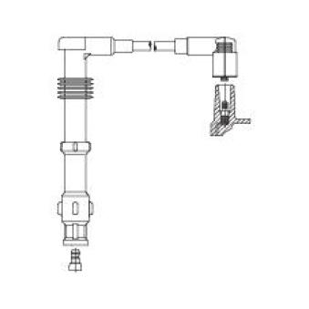 Câble d'allumage BREMI 113/65