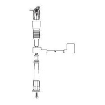 Câble d'allumage BREMI 125/90