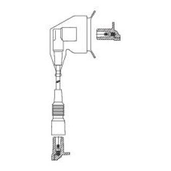 Câble d'allumage BREMI 131/75