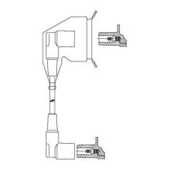 Câble d'allumage BREMI 132/80