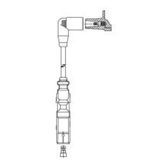 Câble d'allumage BREMI 162/66 pour SEAT TOLEDO 1.6 - 100cv