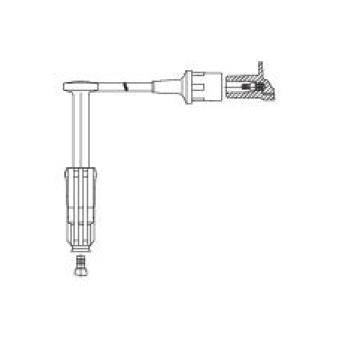 Câble d'allumage BREMI 166/33