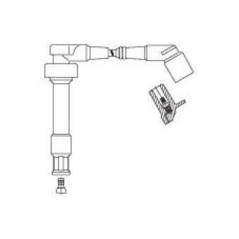 Câble d'allumage BREMI OEM 1247511 Câble d'allumage BREMI OEM 1247511