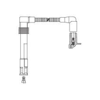 Câble d'allumage BREMI 196/47