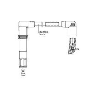 Câble d'allumage BREMI 1A13E47