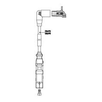 Câble d'allumage BREMI 1A22E26