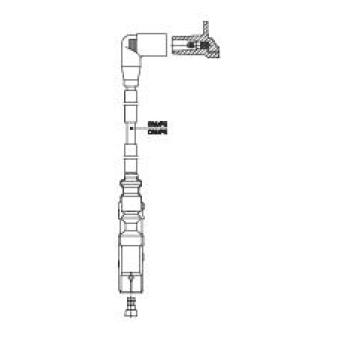 Câble d'allumage BREMI OEM 06B905431C Câble d'allumage BREMI OEM 06B905431C