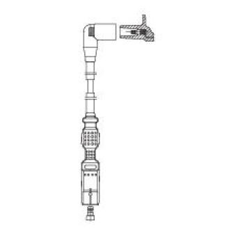 Câble d'allumage BREMI OEM 030905430J