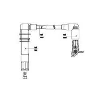 Câble d'allumage BREMI OEM 036905430S Câble d'allumage BREMI OEM 036905430S