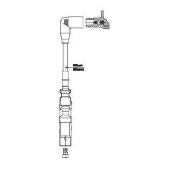 Câble d'allumage BREMI OEM 06A905430AK Câble d'allumage BREMI OEM 06A905430AK