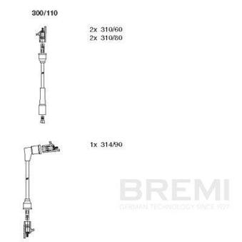 Kit de câbles d'allumage BREMI 300/110