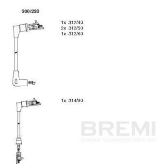 Kit de câbles d'allumage BREMI OEM 7626751