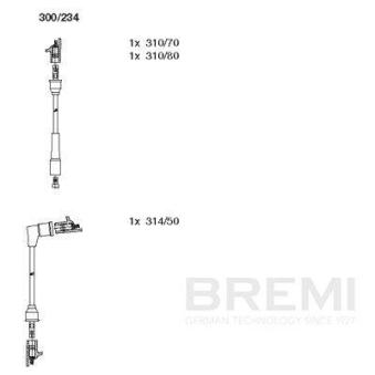 Kit de câbles d'allumage BREMI [300/234]