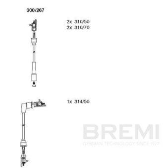 Kit de câbles d'allumage BREMI 300/267
