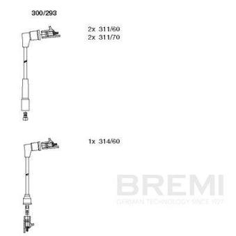 Kit de câbles d'allumage BREMI 300/293