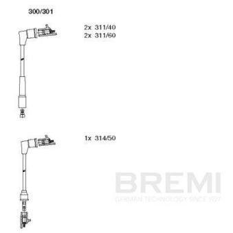 Kit de câbles d'allumage BREMI 300/301