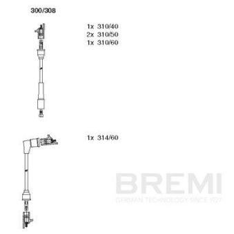 Kit de câbles d'allumage BREMI [300/308]