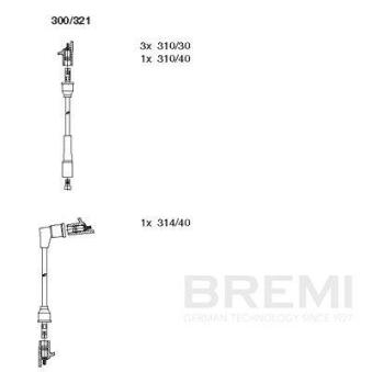 Kit de câbles d'allumage BREMI 300/321