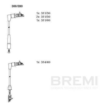 Kit de câbles d'allumage BREMI [300/330]