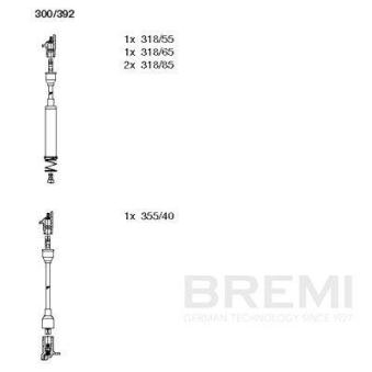 Kit de câbles d'allumage BREMI [300/392]