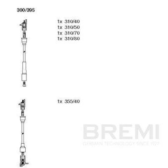 Kit de câbles d'allumage BREMI [300/395]