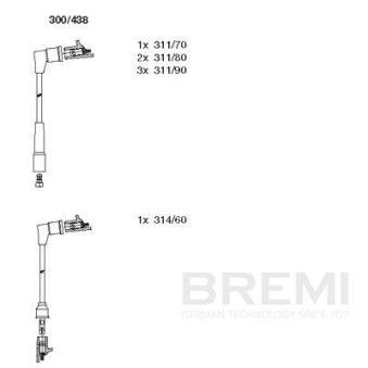 Kit de câbles d'allumage BREMI [300/438]